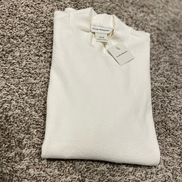 Club Monaco Mock Neck Tee - Picture 7 of 11